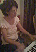 Judy playing piano